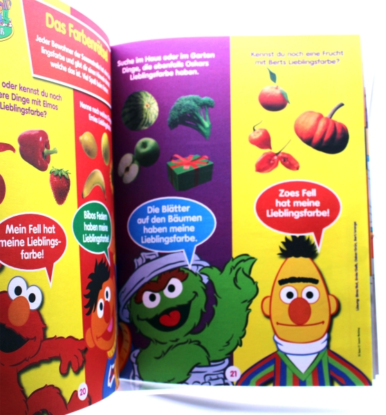 123 Sesamstrasse (Sesame Street) Zeitschrift - Viele Rätsel, Bastelseiten und jede Menge Malspaß Special von Panini